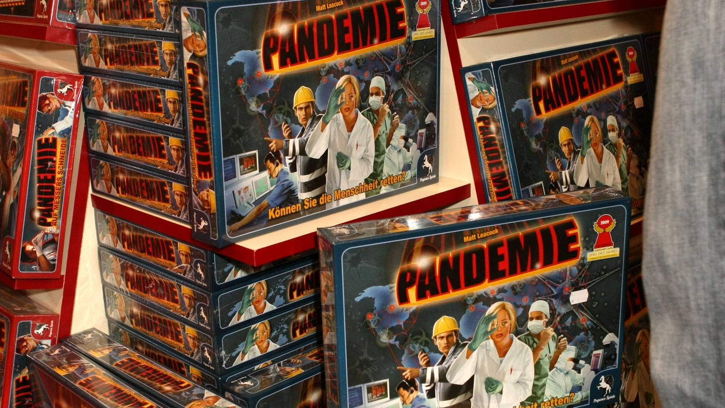 Das Stragiespiel „Pandemie“ hat es 2009 in Deutschland auf Platz drei bei der Nominierung für das „Spiel des Jahres“ geschafft.