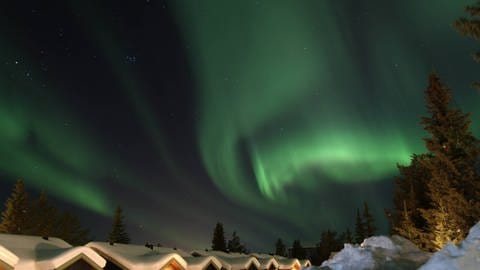 Polarlichter in Kiruna