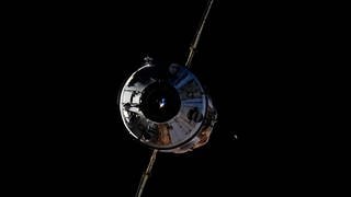Nauka-Modul vor dem Andocken an die ISS