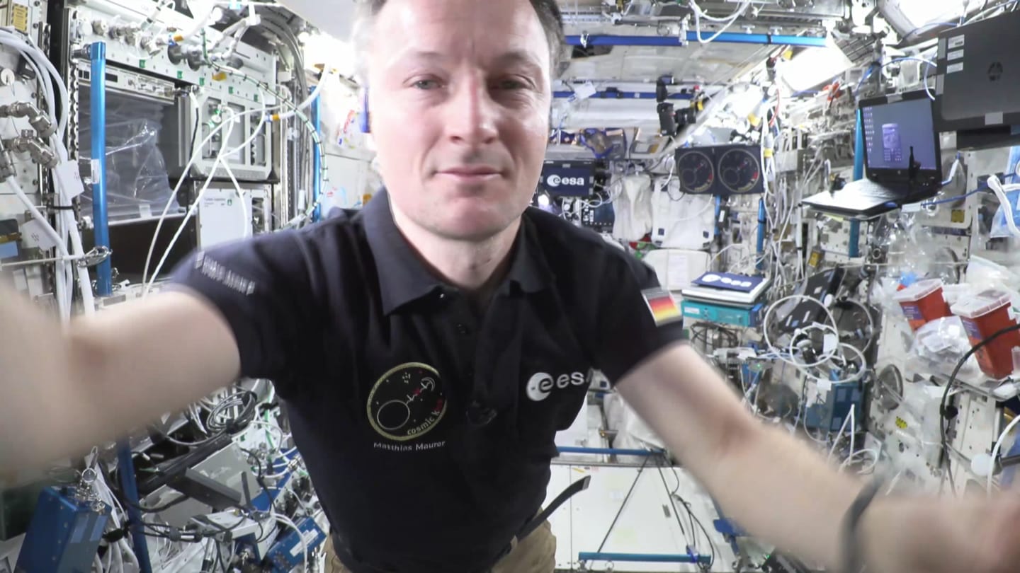 Astronaut Matthias Maurer verbringt insgesamt sechs Monate auf der ISS.