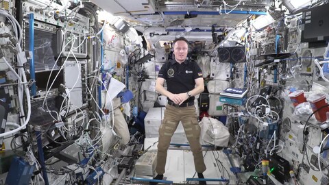 Astronaut Matthias Maurer hat sich auf der ISS "in die Erde verliebt".
