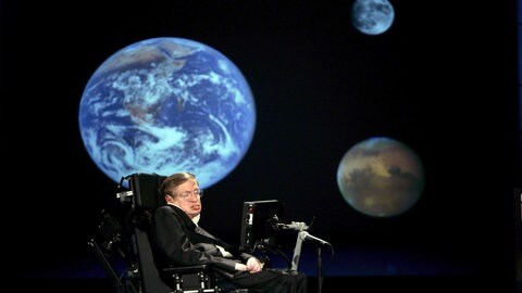 Bild des britischen Physikers Stephen Hawking