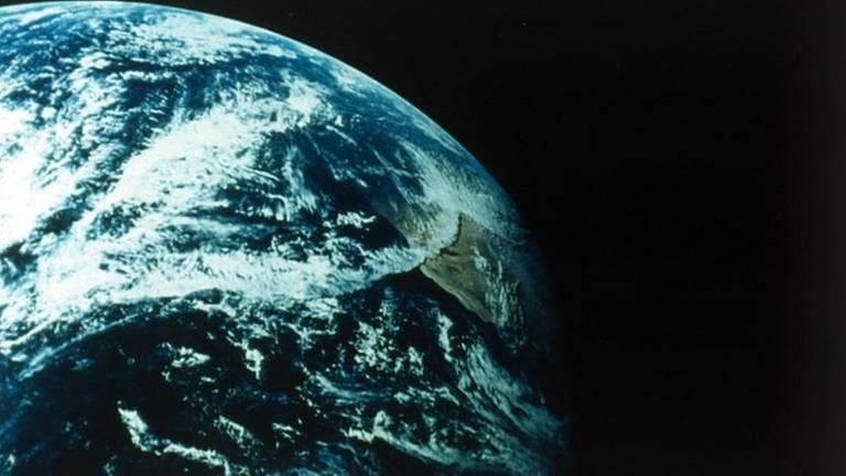 Erde von der Apollo 11 aus fotografiert