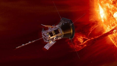 Die Parker Solar Probe-Sonde ist in Sonnennähe einer extremen Hitze ausgesetzt. 