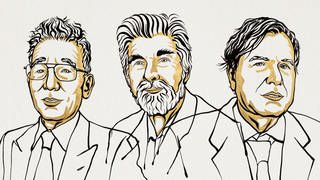 Die Physiknobelpreisträger: Syukuro Manabe, Klaus Hasselmann und Giorgio Parisi 