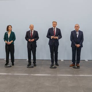 SPD, BÜNDNIS 90DIE GRÜNEN und FDP nach der Bundestagswahl 2021