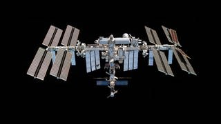 ISS im Weltraum