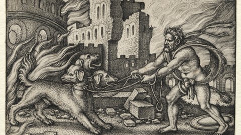 Cerberus ist in der griechischen Mythologie ein zumeist mehrköpfiger Höllenhund, der den Eingang zur Unterwelt bewacht, damit kein Lebender eindringt und kein Toter herauskommt. 