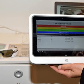 Tablet zur audiovisuellen medizinischen Informationstechnik