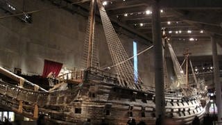 Das Kriegsschiff Vasa im Vasa Museum in Stockholm