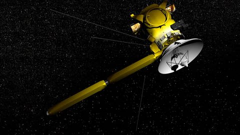 Cassini-Sonde im Weltraum