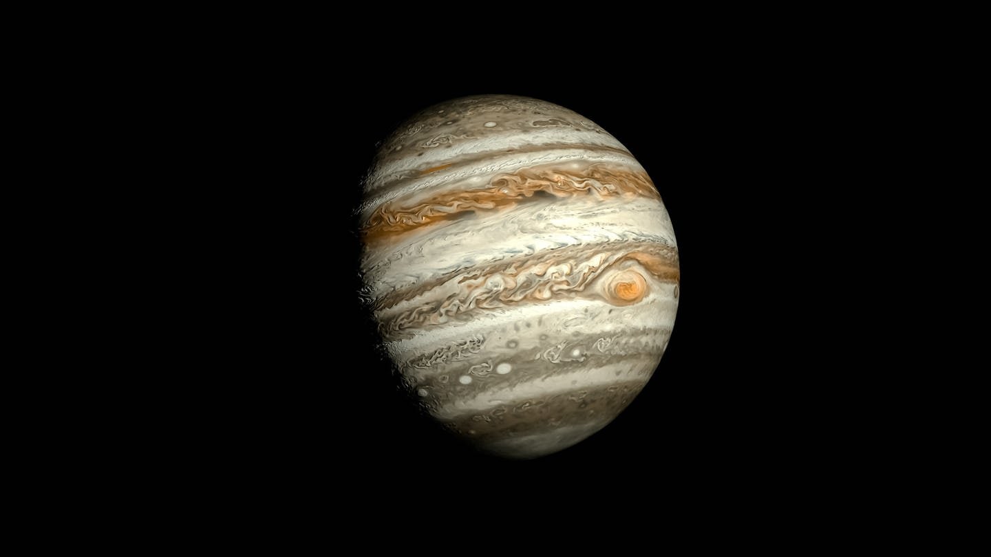Das Bild zeigt den Jupiter.