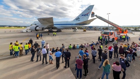 Fliegende Sternwarte Sofia zu Gast in Stuttgart.