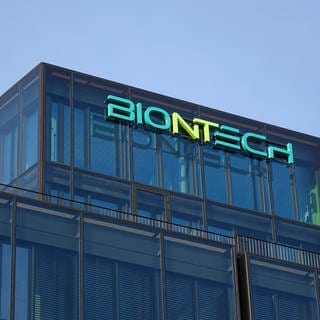 Geschäftsstelle von Biontech in Berlin. Symbolbild.