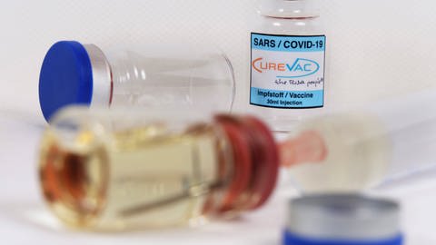 Impffläschchen von Curevac