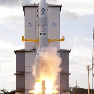 Europas Rakete Ariane 6 startet im Weltraumbahnhof in Kourou