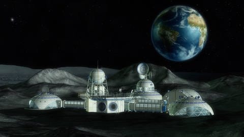 NASA plant Mondbasis auf dem Mond