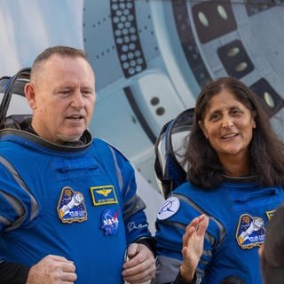 Sunita Williams and Barry Wilmore