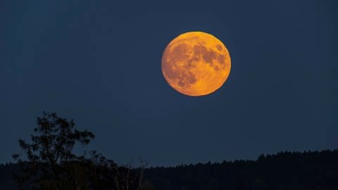 Ein Blutmond ist bei der partiellen Mondfinsternis am Mittwoch nicht zu sehen