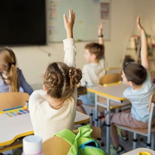 Grundschüler in der vierten Klasse 